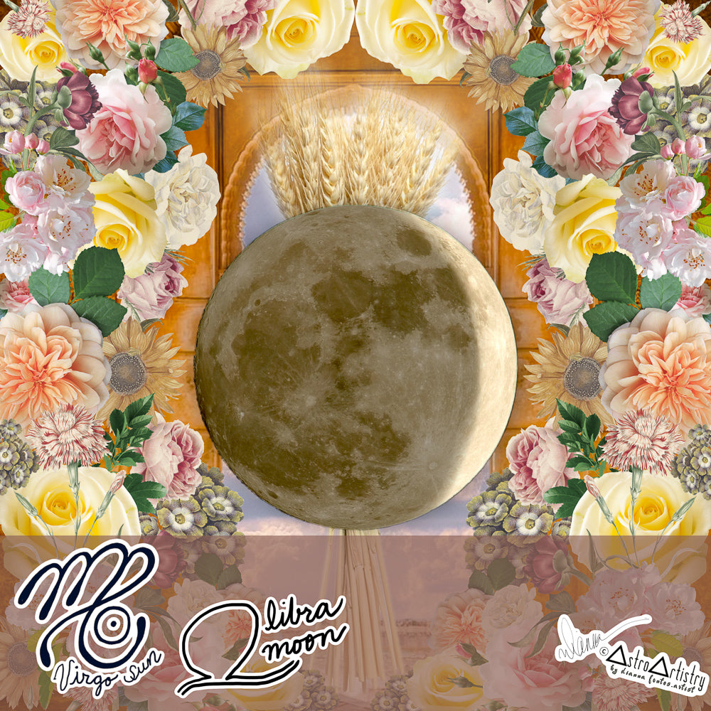 DIGITAL | square sticker | VIRGO SUN | libra moon | 2022