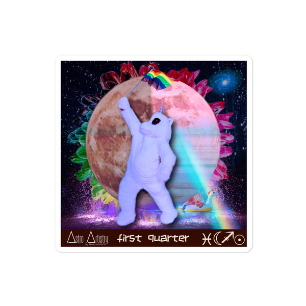 DIGITAL | square sticker | SAGITTARIUS SUN | pisces moon