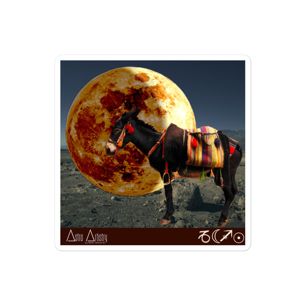 DIGITAL | square sticker | SAGITTARIUS SUN | capricorn moon